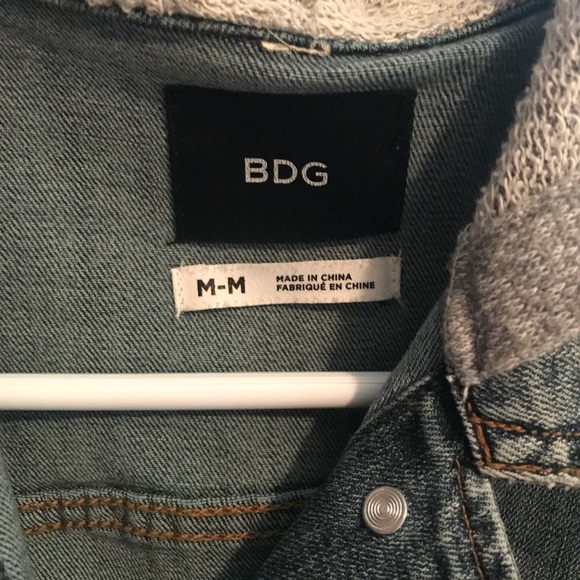 Denim/sweatshirt jacket from urban outfitters - Picture 5 of 5